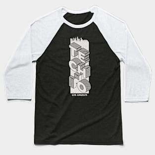 Techno Los Angeles Baseball T-Shirt